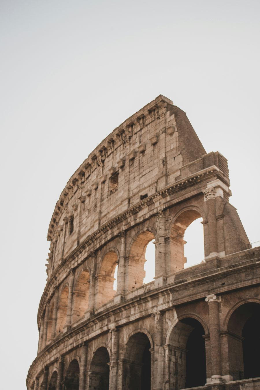 The Colosseum at dusk
